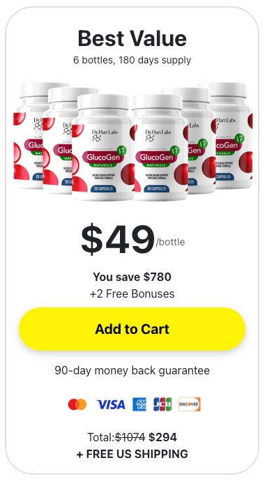 GlucoGen17 - order-now-(180 Days Supply)-image