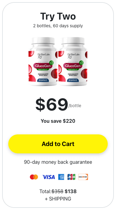 GlucoGen17 - order-now - (30 Days Supply)- image